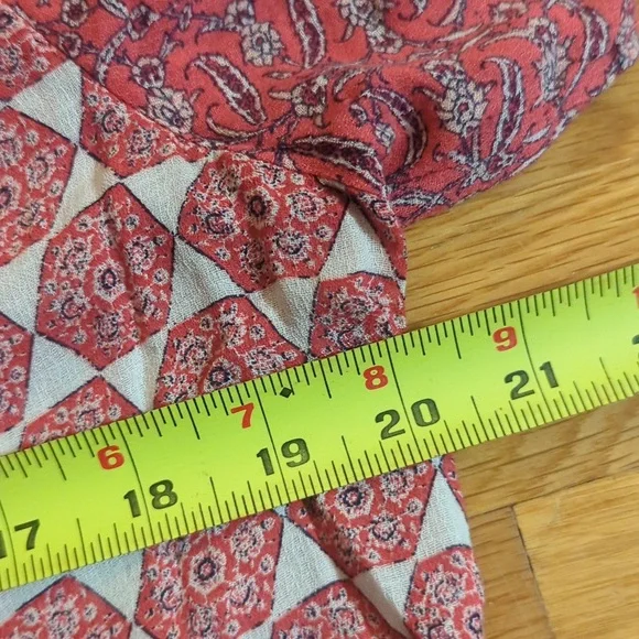 Lucky Brand Pink Patterned Blouse - Picture 5 of 10